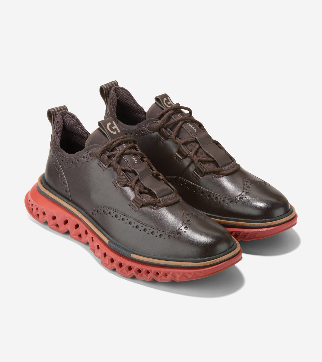 C39387:CH DK CHOCOLATE / BLACK / RED OCHRE